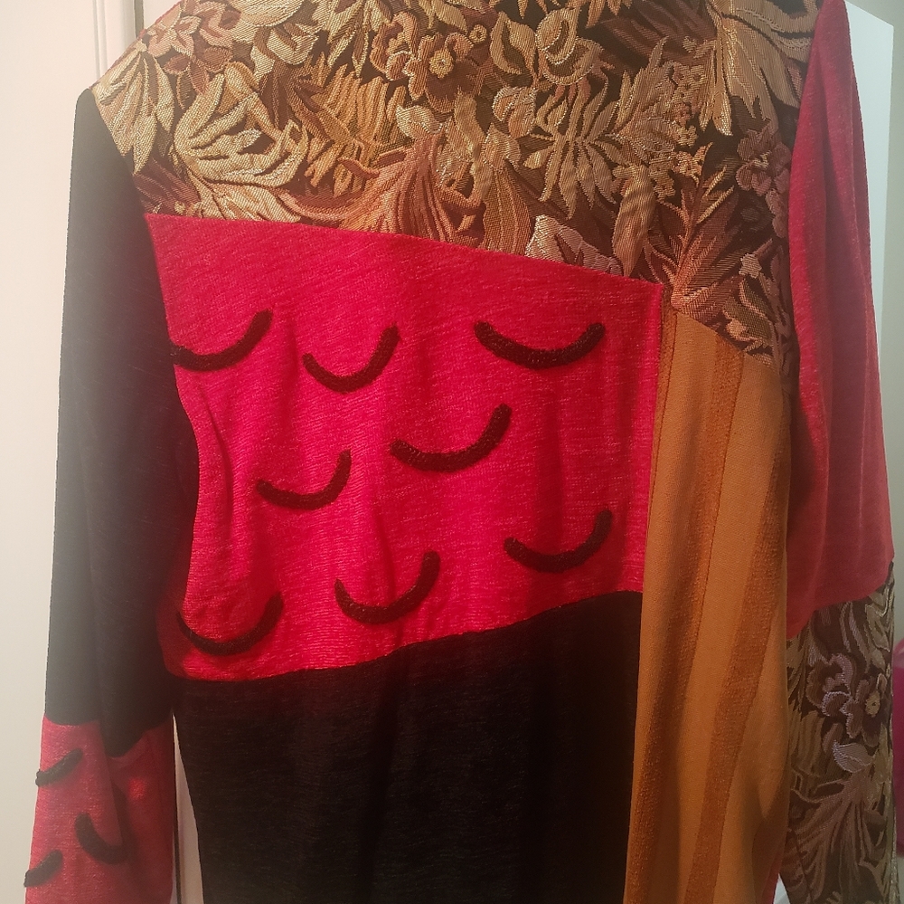 Embroidered patchwork jacket - Picture 6 of 6